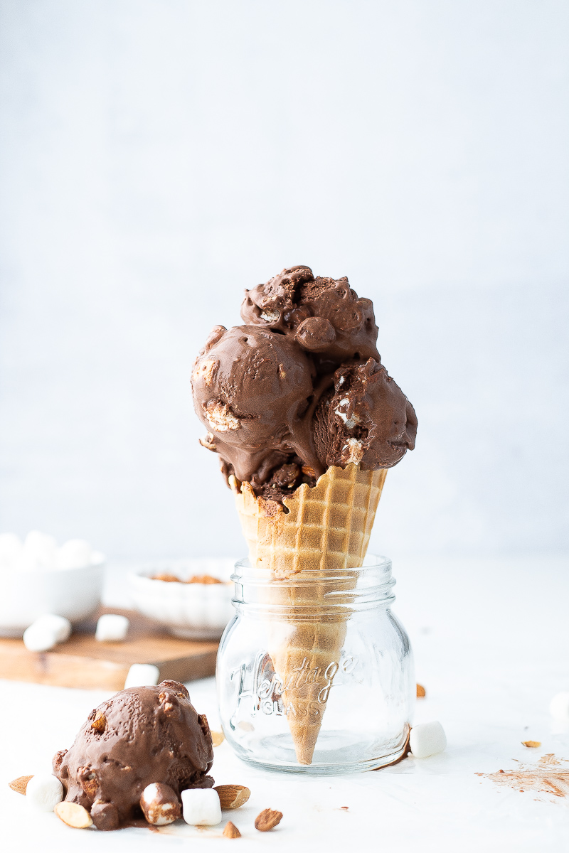 Rocky Road Ice Cream - Short Stack Kitchen