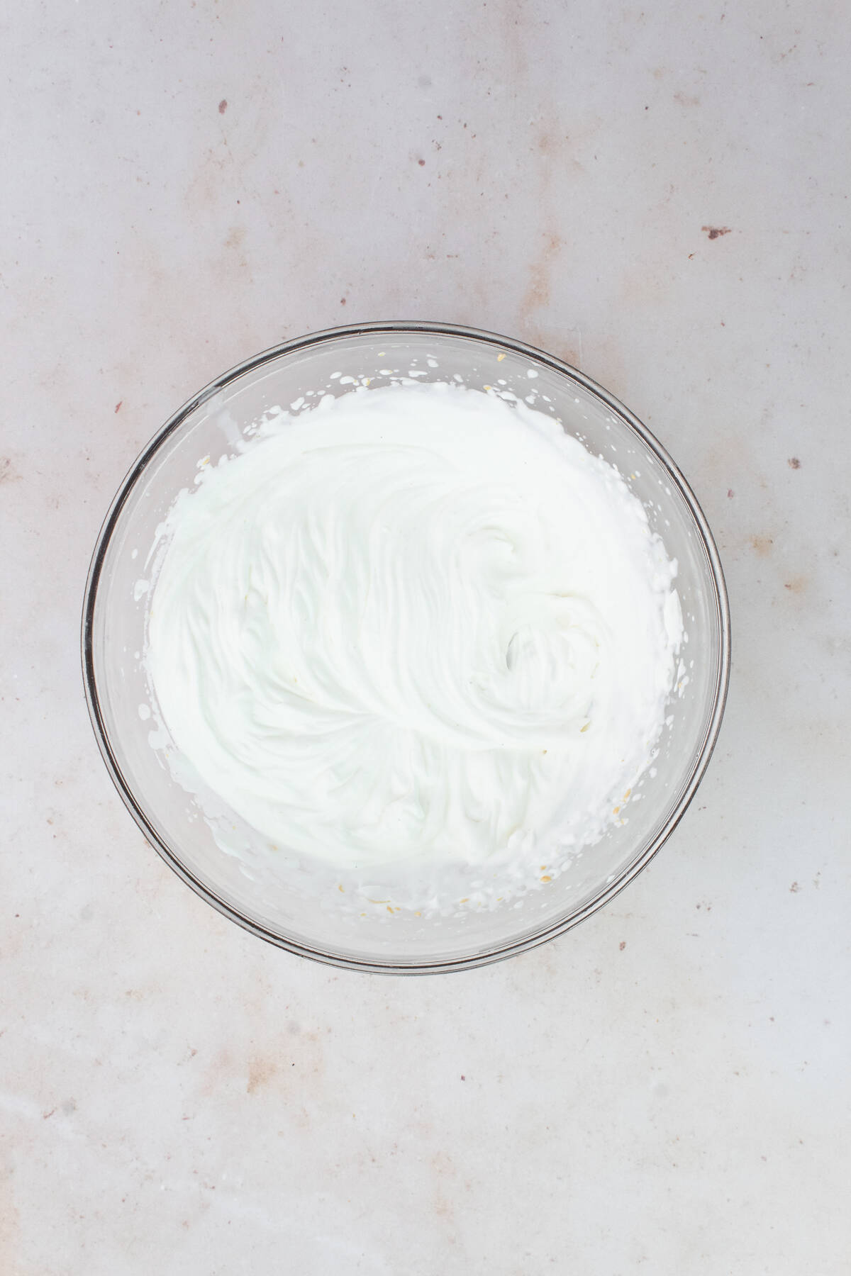 A bowl of whipped cream