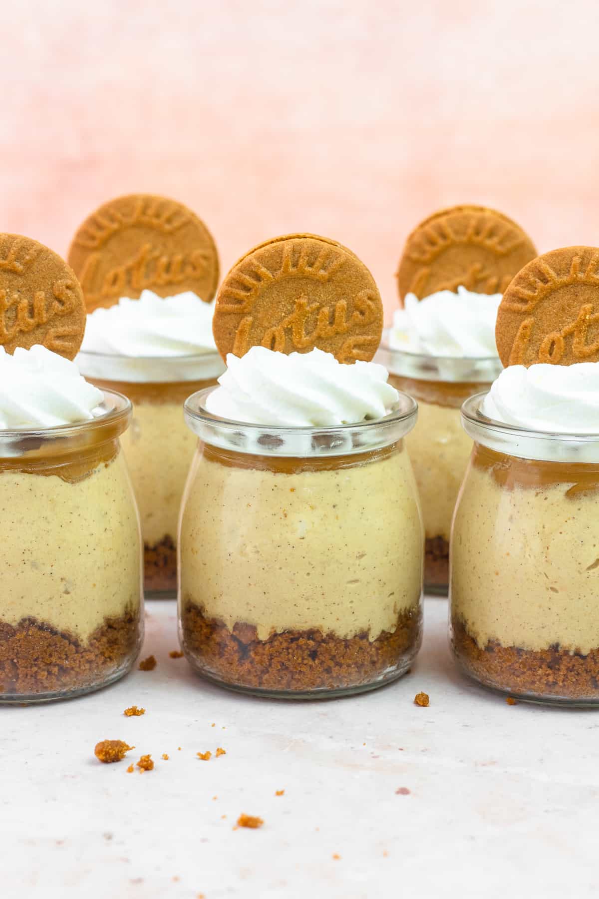 Pumpkin Biscoff Cheesecake Jars