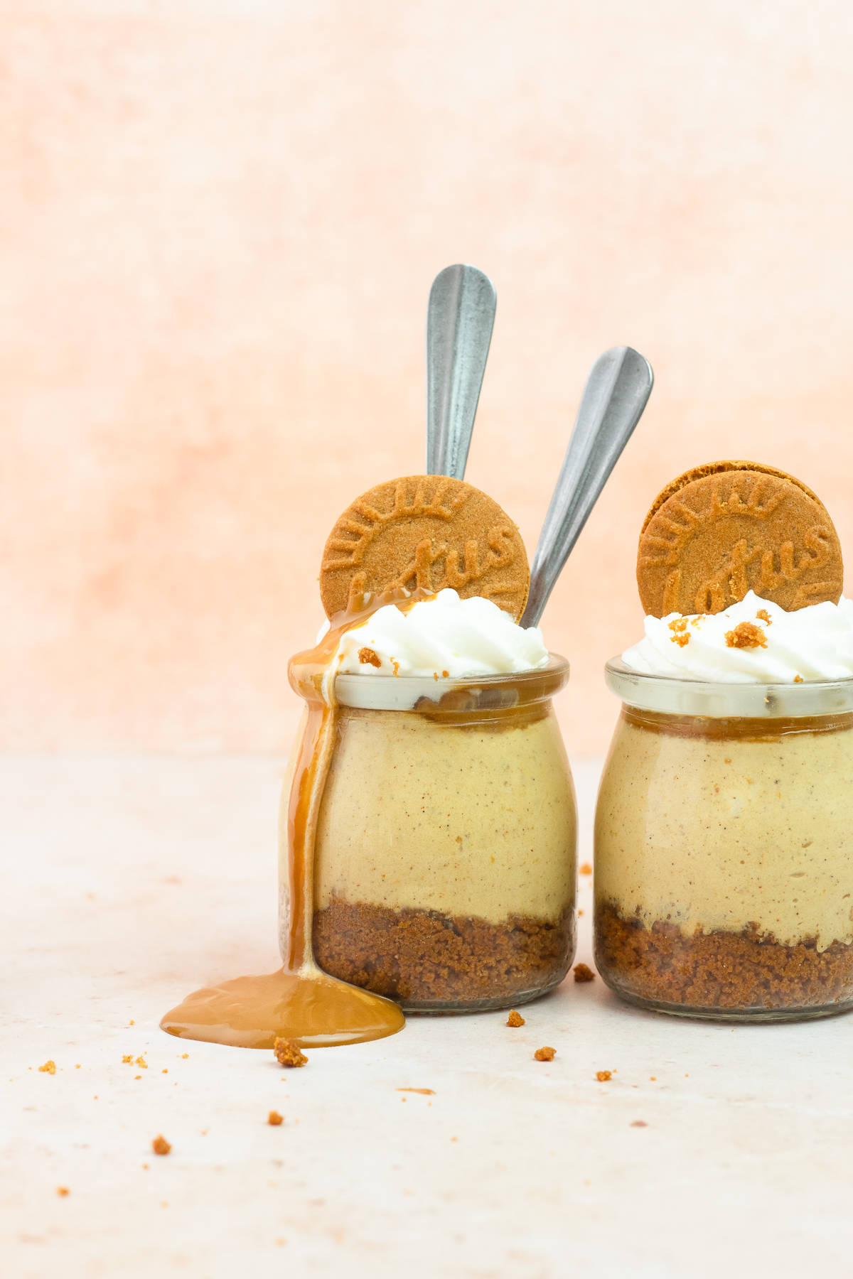 Pumpkin Biscoff Cheesecake Jars