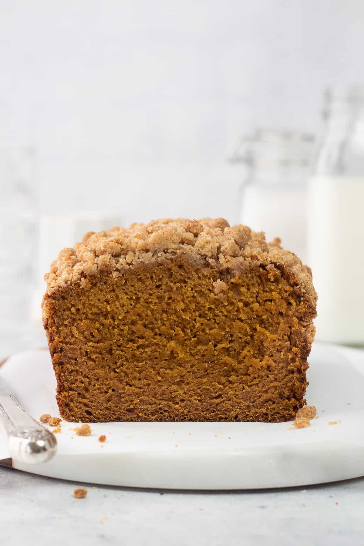 Pumpkin Bread With Streusel Topping - Short Stack Kitchen