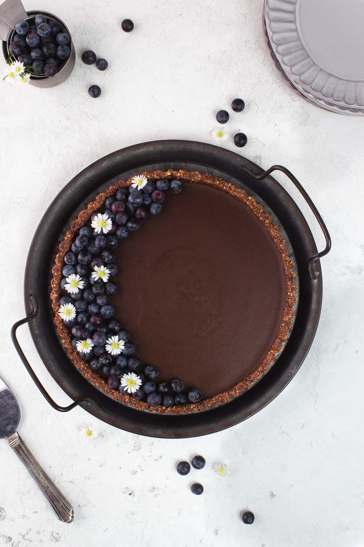 Chocolate Cardamom Tart