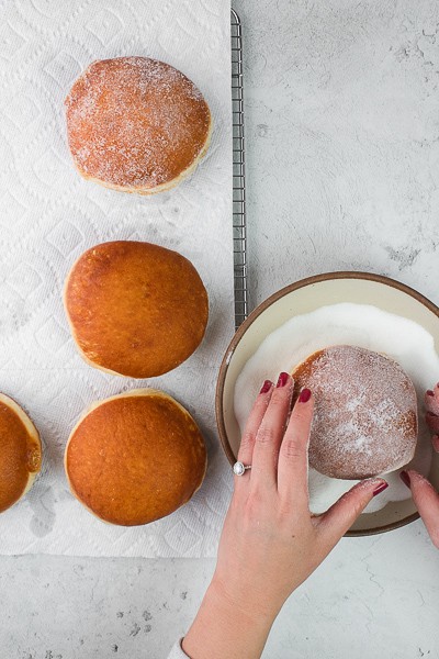 Raspberry Cheesecake Donuts