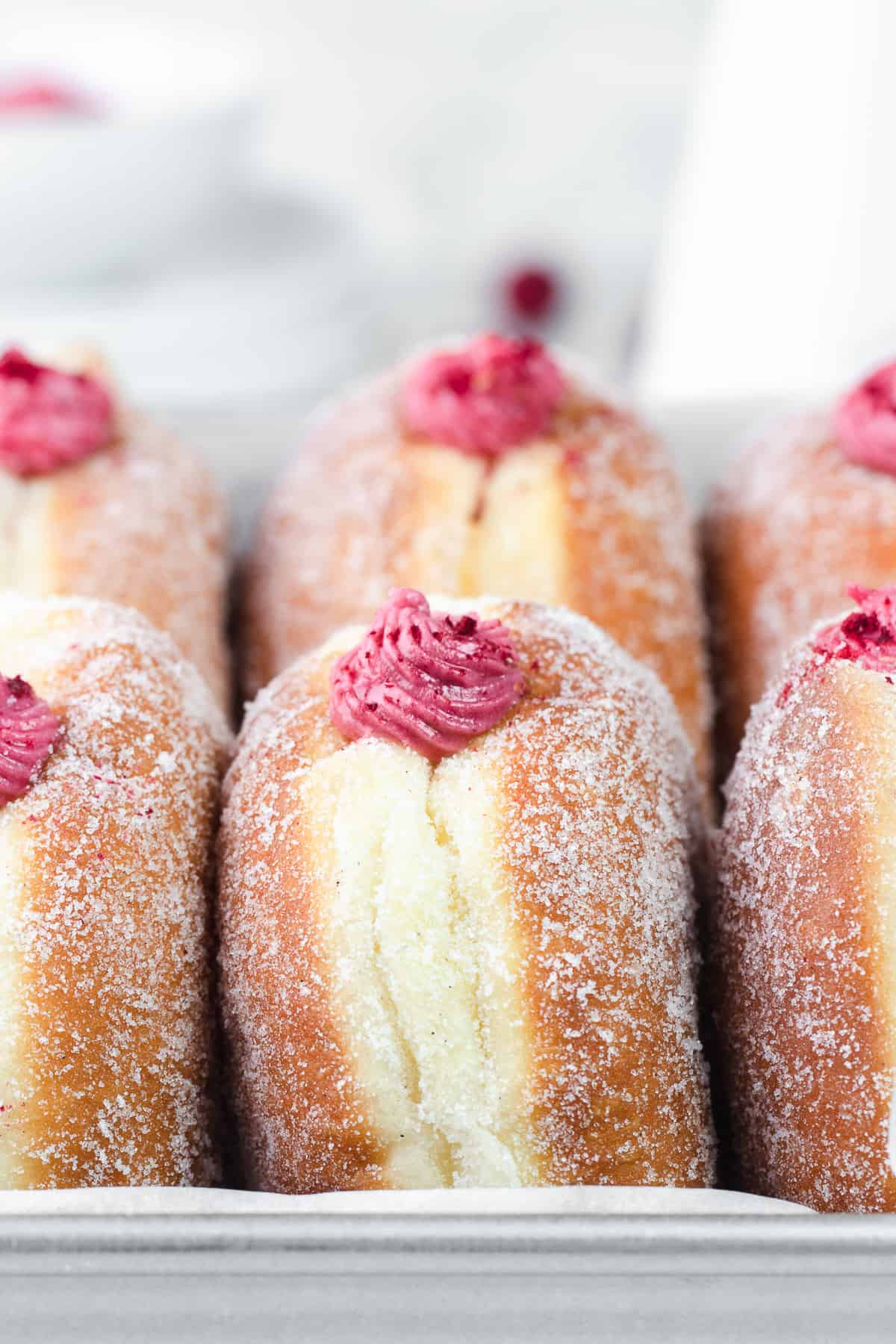 Raspberry Cheesecake Donuts