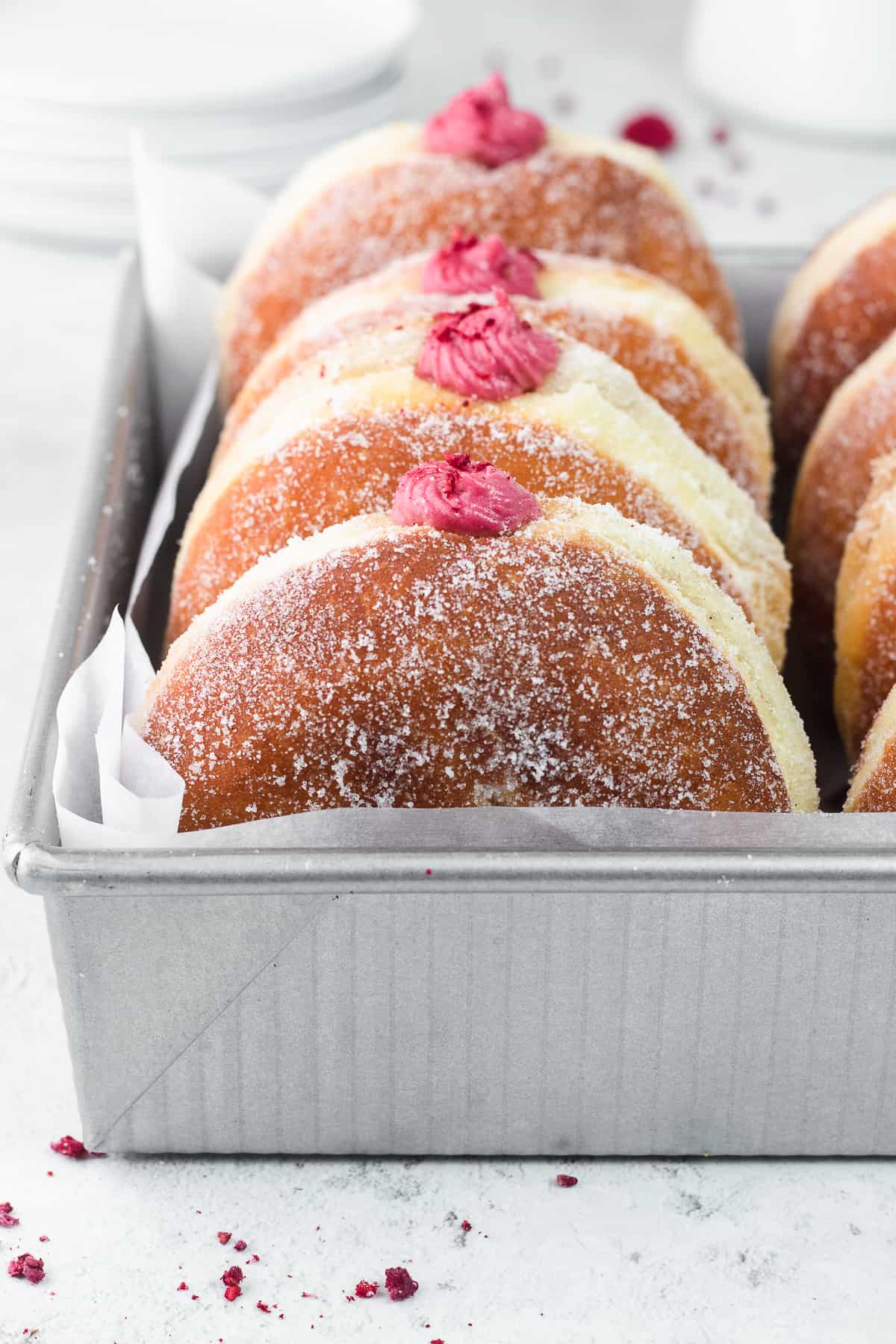 Raspberry Cheesecake Donuts