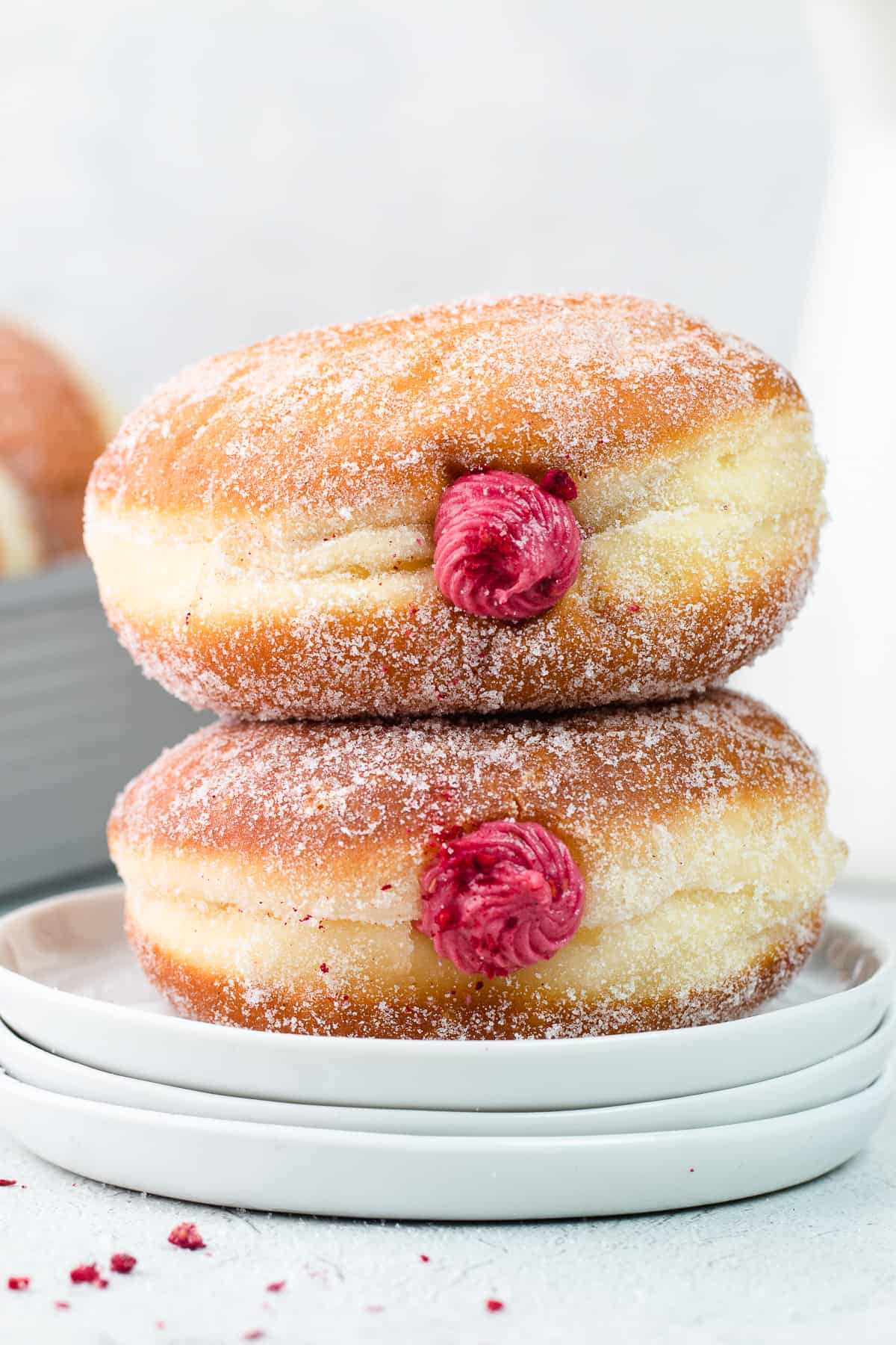 Raspberry Cheesecake Donuts