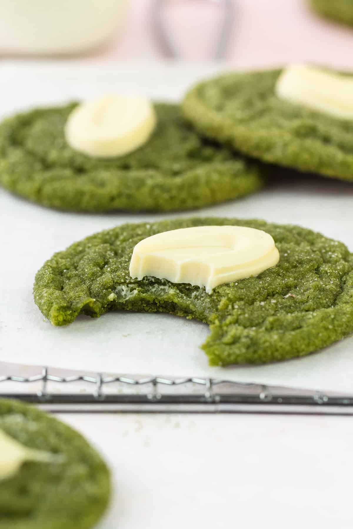 Matcha White Chocolate Cookies