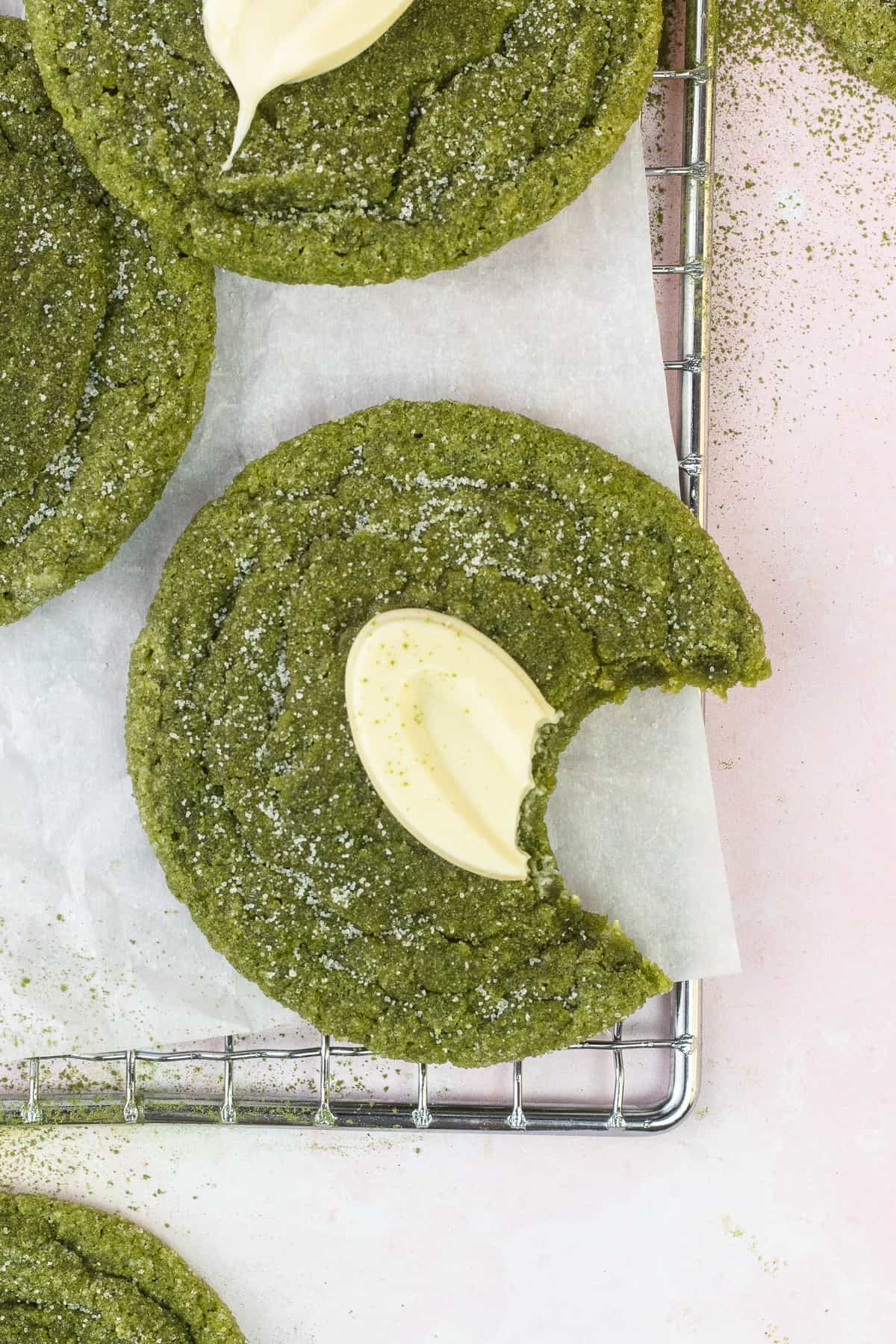 Matcha White Chocolate Cookies