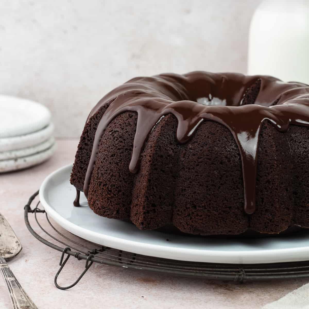 Chocolate Olive Oil Bundt Cake | Short Stack Kitchen