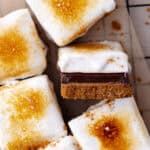 Biscoff smores bars squares.