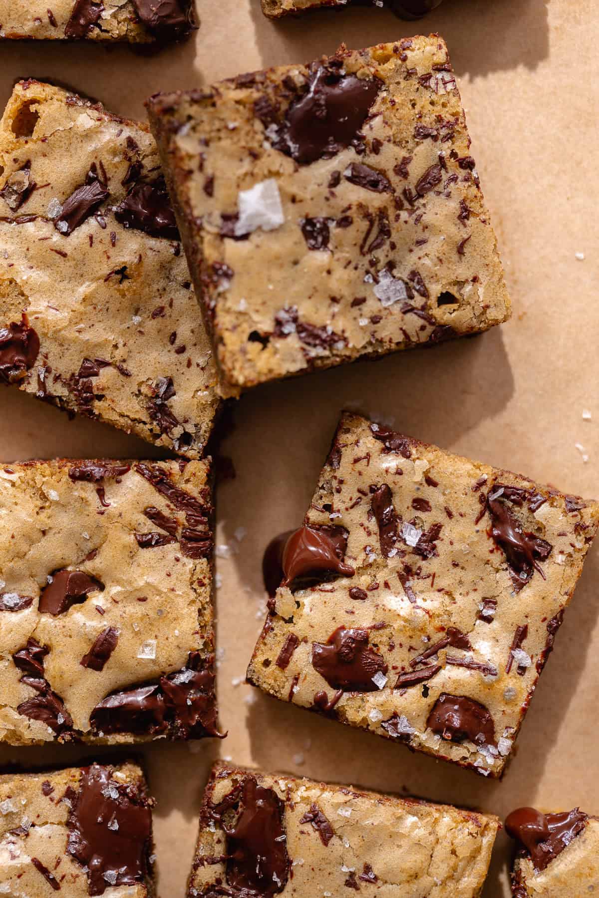 Bourbon blondie squares.