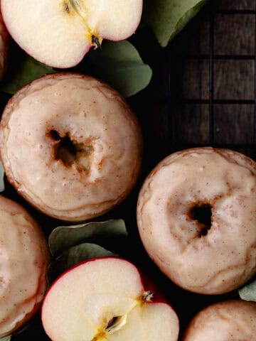 Small batch apple cider donuts featured photos.