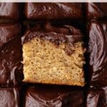 Banana cake with chocolate frosting pinterest 1