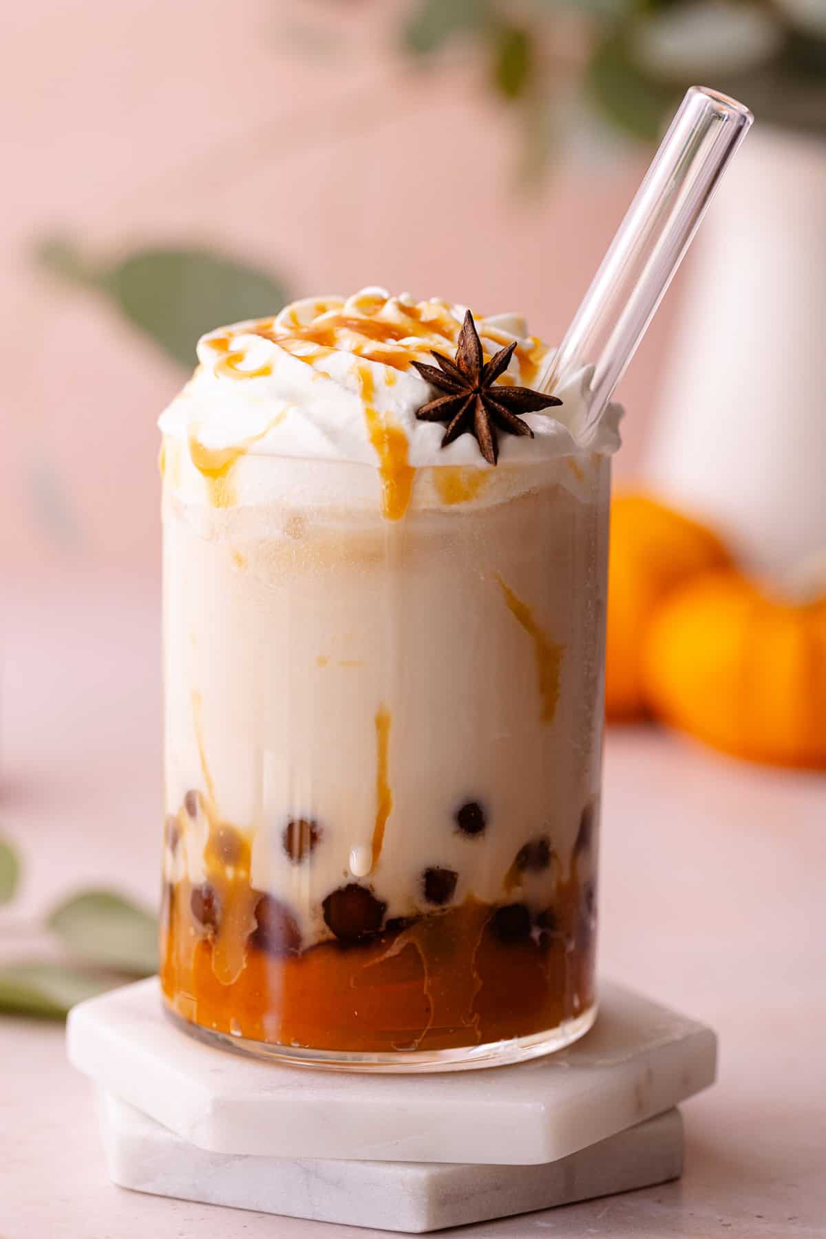 Pumpkin Spice Bubble Tea