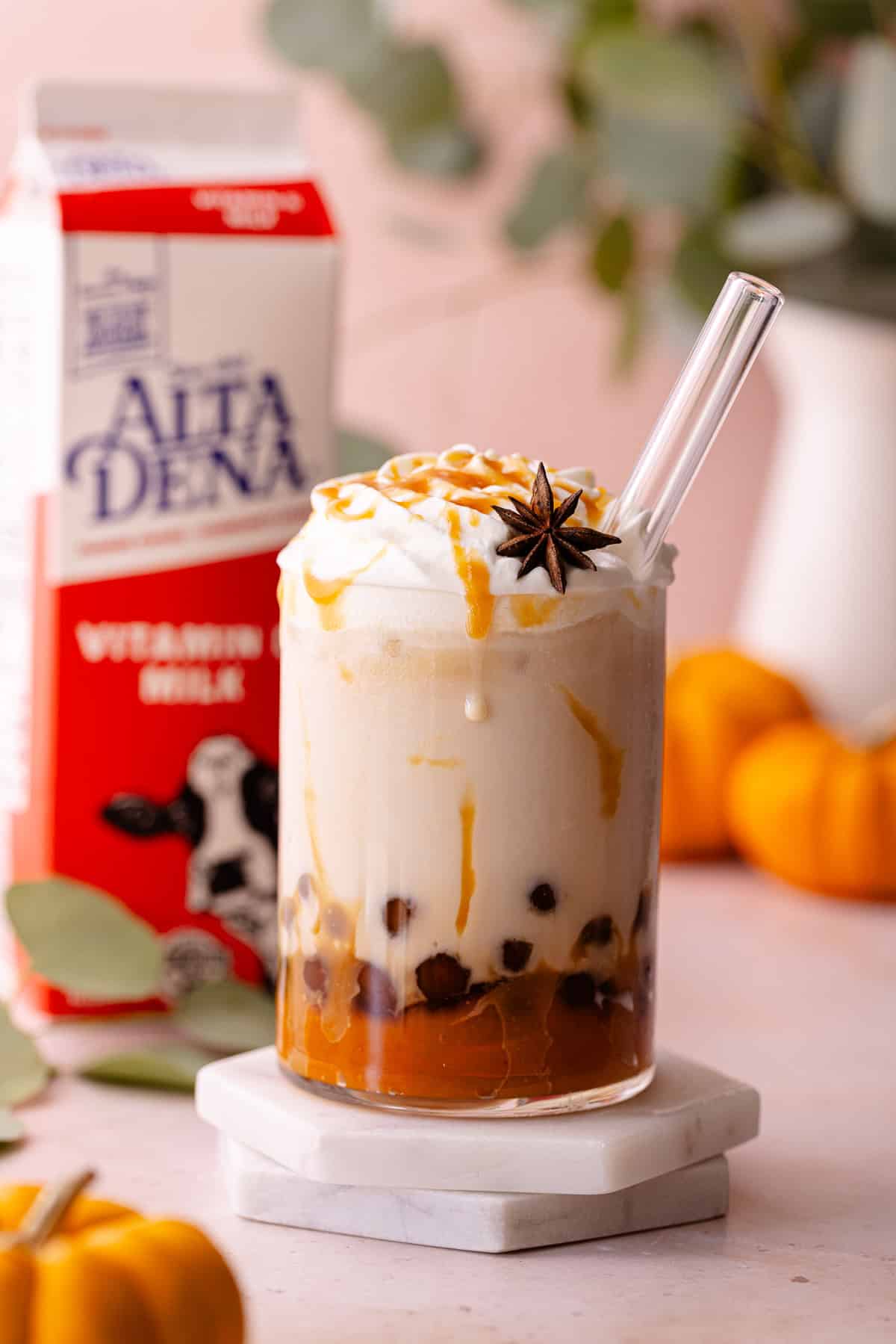 Pumpkin Spice Bubble Tea