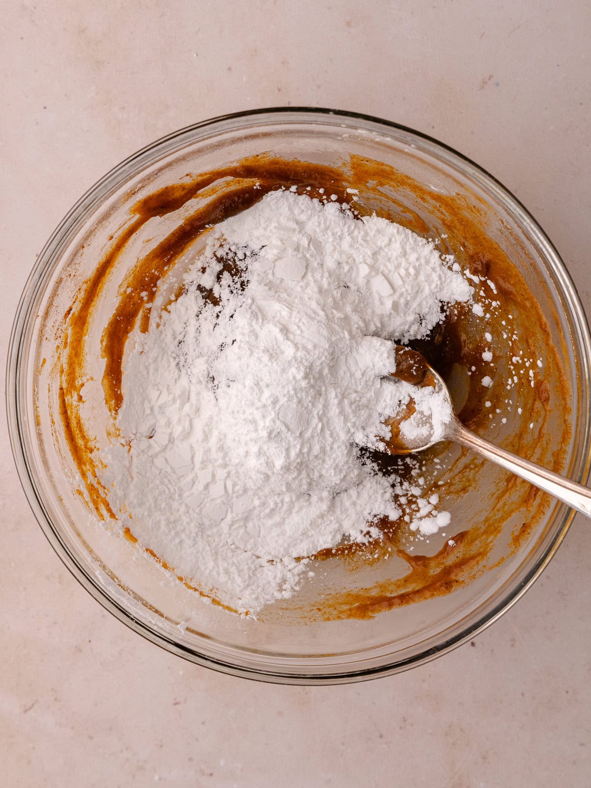 Tapioca starch is added to the dough.