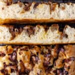 Overnight Caramelized onion focaccia featured photo.