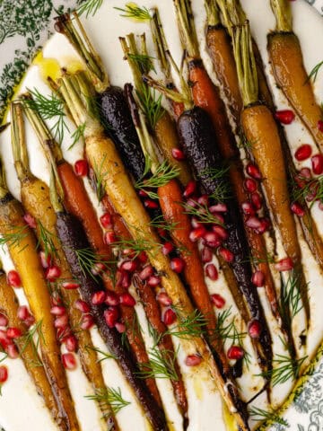 Roasted Carrots with whipped feta featured photo.