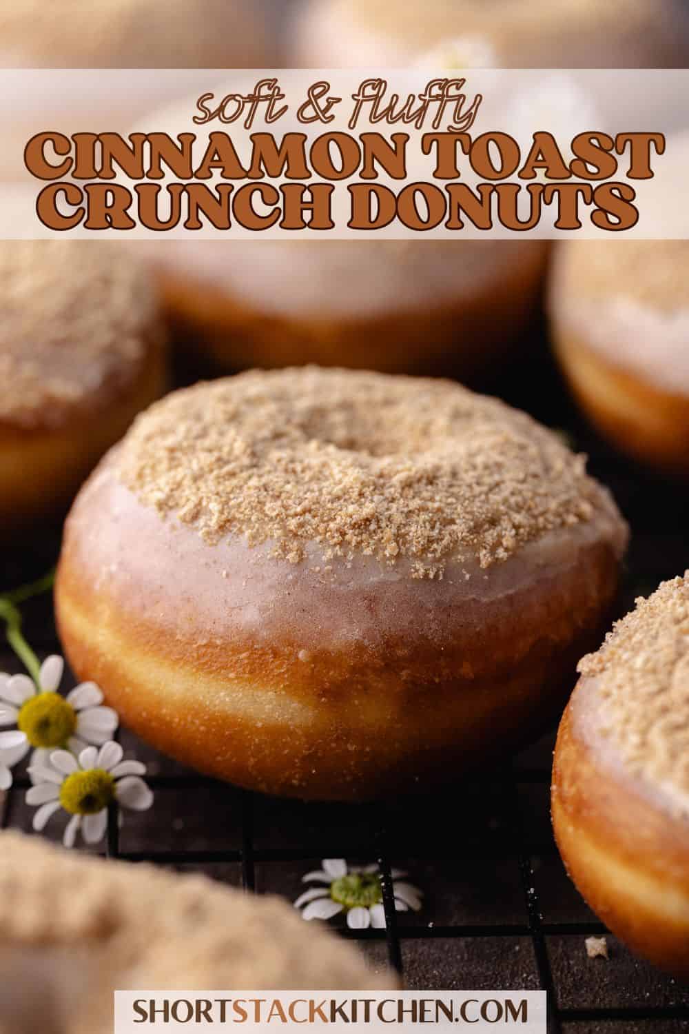 Cinnamon toast crunch donuts pinterest poster.